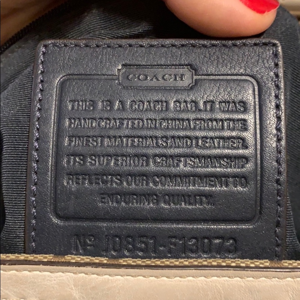 Authentic Coach Purse - Picture 5 of 6